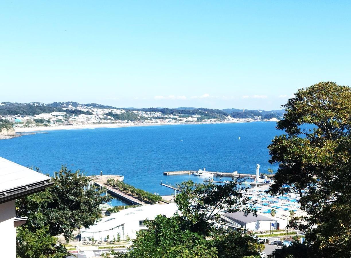江の島の頂上から海を眺める一棟ヴィラ 一組限定貸切 The Enoshima Villa Ao Fujisawa Exterior foto